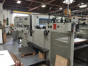 Yawa Automatic Die Cutting Machine 05-2002 Model MW1050 A II