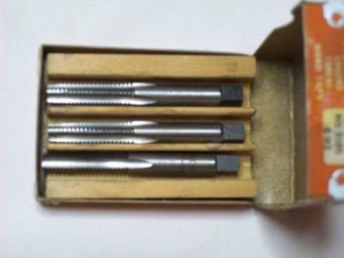 Vermont Threading Hand Tap Set, 5/16&#034; x 18 NC, Bottom, Plug, &amp; Taper  USA!