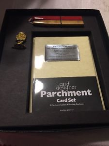 Card Designer Parchment Card Set NEW!!