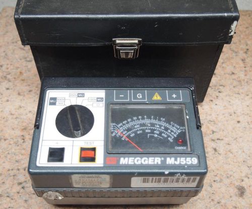 Avo Biddle Megger MJ559 Insulation Tester