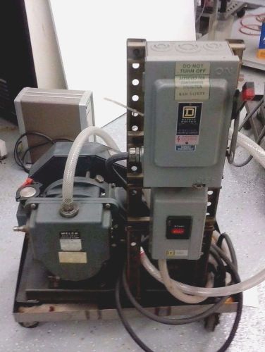 Welch duo-seal vacuum pump model 1397 for sale