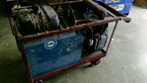 Miller Welder Generator AEAD 200 LE leads and Roll Cart