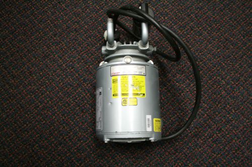Gast 0211-143-g8cx rotary vane compressor/vacuum pump 1725 rpm w/ge motor for sale