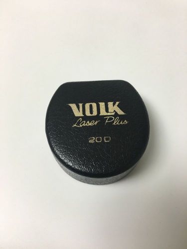 Volk 20D Lens Case Ophthalmic