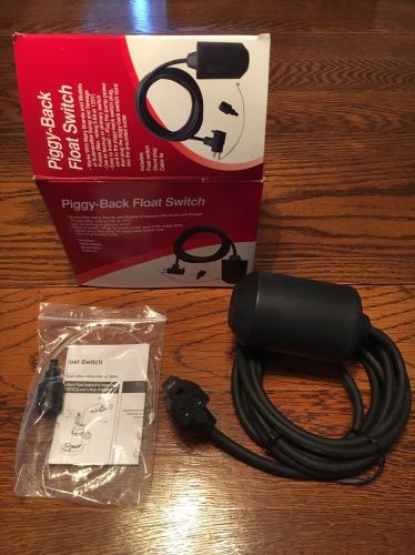 Piggy-Back Float Switch - New In Box (float Switch, Shunt Plug, &amp; Cable Tie)