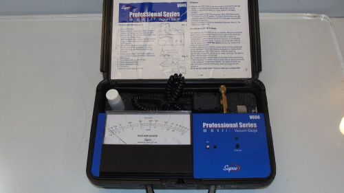 Supco dual port analog professional series vacuum gauge vg66 for sale