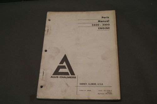 Allis Chalmers 3400 &amp; 3500 Engine Parts Manual           24