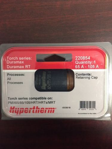 Genuine hypertherm retaining cap 220854 -- 1 piece for sale