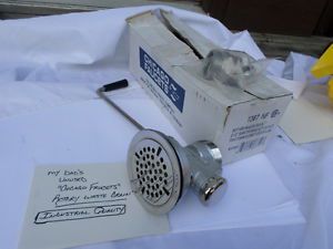 New chicago faucets faucet rotary waste drain restaurant 1367 nf twist handle for sale