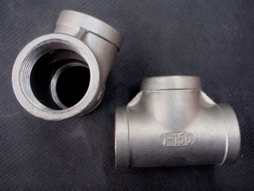 STAINLESS STEEL TEE 1&#034; NPT PIPE FITTING