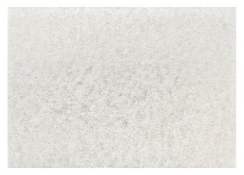 3M White Super Polish Pad 4100, 20&#034; x 14&#034; (Case of 10)