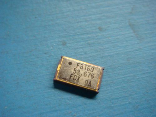 (5) FOX F3160 53.676 MHz 5V CERAMIC SMD HCMOS TTL CRYSTAL CLOCK OSCILLATOR