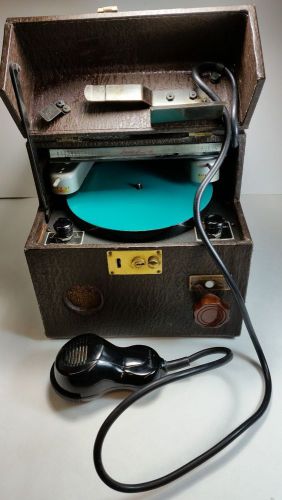 Vintage SOUND SCRIBER Disc Cutter Post War Dictaphone COOL ODD TECH FREE SHIP!