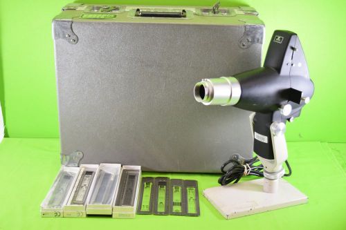 Marco Chart Projector Ophthalmology with Slides and Case #237