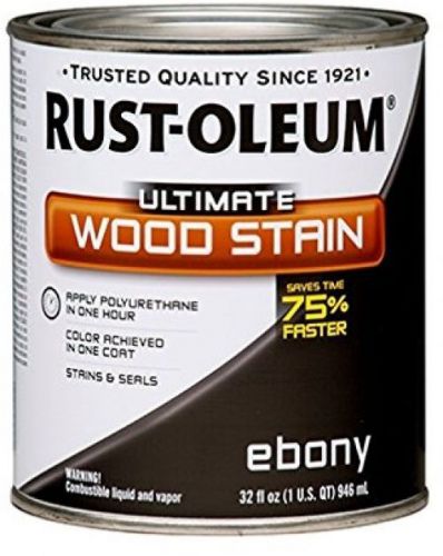 RUST-OLEUM 271108 Quart Ebony Interior Wood Stain