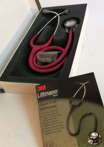 3M LITTMANN CLASSIC II SE STETHOSCOPE - RASPBERRY