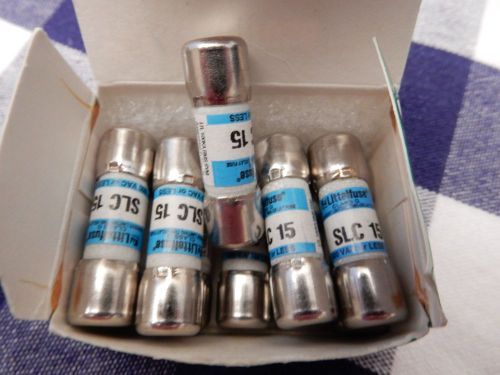 Box of 10! LITTLEFUSE SLC15 CLASS G 600 VOLT  FUSE current limiting time delay