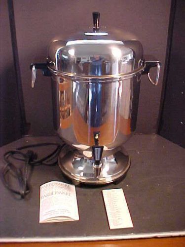 Commercial Farberware Stainless Electric 18-55 Cup Coffee Urn 155C - Brand New