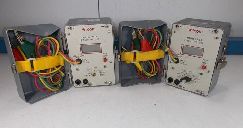(2) Wilcom T336B Cable Circuit Test Set