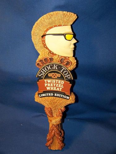 Unique Shock Top Twisted Pretzel Wheat Limited Edition Beer Tap Handle!