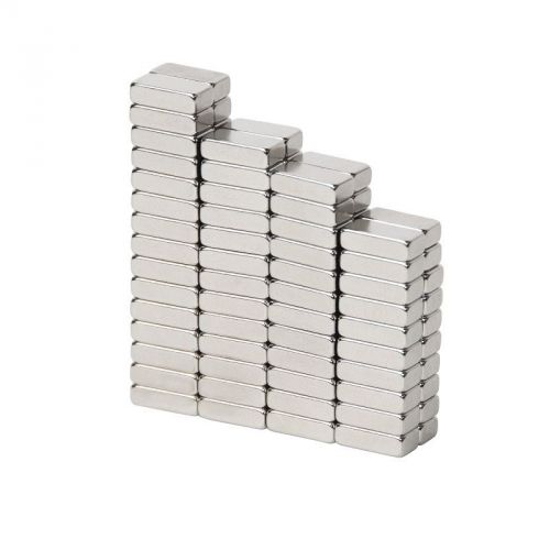 Aleko lot of 100 n35 block neodymium magnets 10x5x3mm for sale