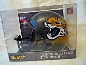 Scotch 3M  tape dispenser football helmet NFL Jacksonville Jaguars