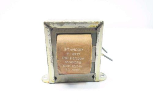 Stancor p-6377 115/230v-ac 12/24v-ac voltage transformer d546509 for sale