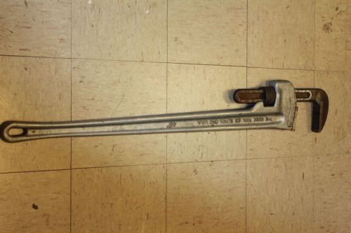 Ridgid 48&#034; aluminum straight pipe wrench 848 for sale
