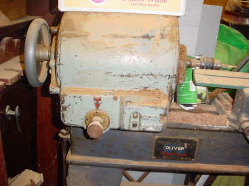 Oliver wood lathe with duplicator, tools and tooling for sale