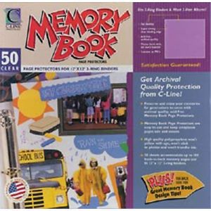 Wermemorykeepers memory book top-load page protectors (12&#034;x12&#034;)(50 sheets) for sale