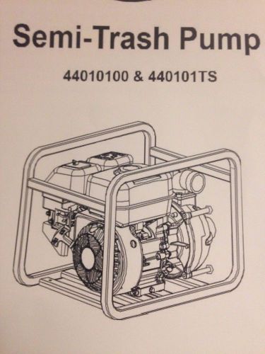Speeco KOHLER Semi-Trash Pump 6.5 HP (2&#034;) 167 GPM NEW FREE SHIP 44010100