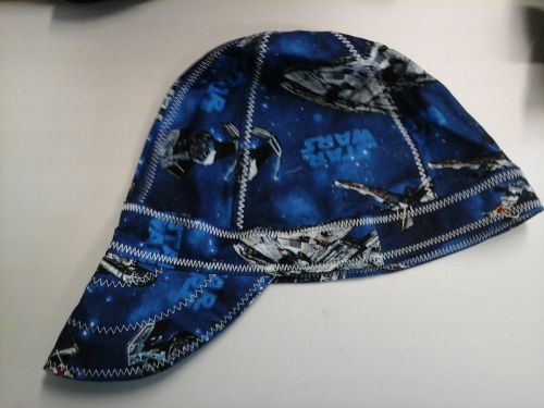 NWT Star Wars Blue Welders Hat, Pipefitter Cap, Welding liner, Kromer