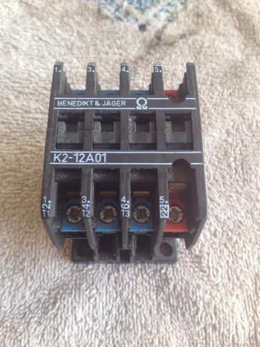 Wascomat Washer Contactor Relay 220v  K2-12A01, 767 510109- Used