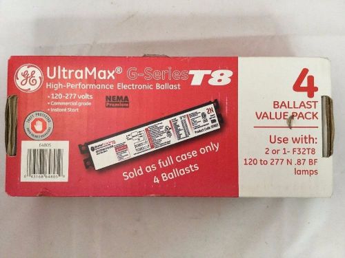 Ge electronic ballast - ultramax g series t8 - high performance - model 64805 for sale