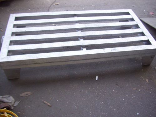 aluminum dunnage rack 48&#034;X 24&#034;X 8.5&#034;