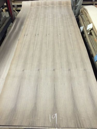 Wood Veneer Walnut 42x120 1 Piece 20Mil Paper Backed &#034;EXOTIC&#034; REV 19
