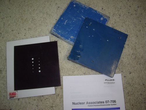Nuclear associates xray penetrometer resolution test phantom tool radcal unfors for sale