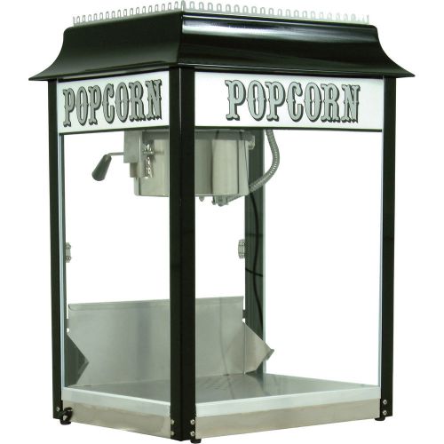 1911 Antique-Style 8-Oz. Popcorn Machine, Black - 147 Servings an Hour
