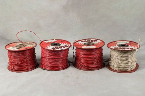 4 Rolls 18 AWG Solid Wire T.C PVC 600V 90°C AWM Sty1408 NEC STD 1000&#039;