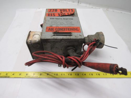 Acme t-53010-a electric transformer 1kva 240 x 480 primary 120/240 secondary for sale