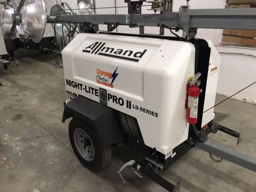 2014 Allmand Night-Lite Pro II Kubota Diesel 8kw Light Tower