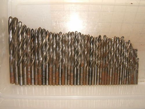 MACHINISTS DRILL BITS, 48 IN LOT, GRADUATED SIZES