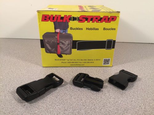 Box of 50 BULK-STRAP 1 In. B1 Side Squeeze Buckles - Plastic - Retail Package(X)