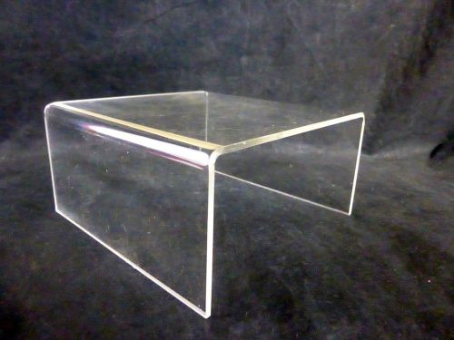 6 x 6 x 3 (W x D x H) Clear Square Acrylic Display Risers Stands: 1/8&#034; Thickness