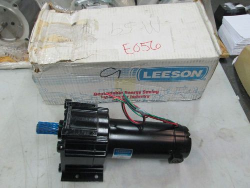 Leeson Permanent Magnet D.C GearMotor Cat# M1125071.00 HP: 1/8 Frame: 30 (NIB)