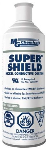 Mg chemicals 841 super shield nickel conductive coating, 340g (12 oz) aerosol for sale