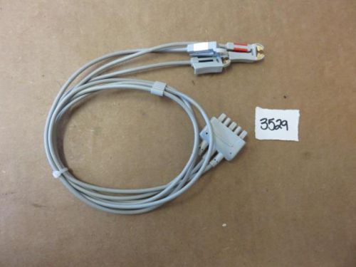 Ge multi-link 3-lead wire grabber ecg ekg set for sale