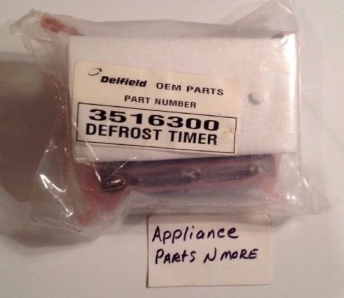 NEW OEM DELFIELD DEFROST TIMER 3516300 FREE SHIPPING