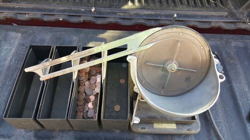 Vintage klopp   electric coin sorter machine works  complete for sale