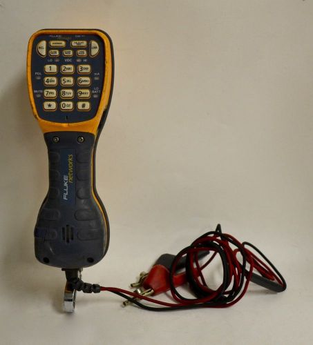 Fluke Networks TS44 Pro Test Butt Set Handset Blue Yellow Waterproof